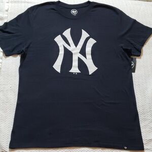 47 Brand Men's Navy Blue Graphic Tee